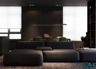 ایده های استفاده از رنگ تیره در طراحی خانه مدرن